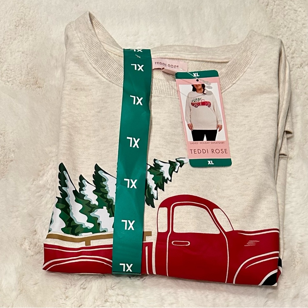 Teddi Rose Ladies' Holiday Crewneck Pullover - Picture 9 of 9